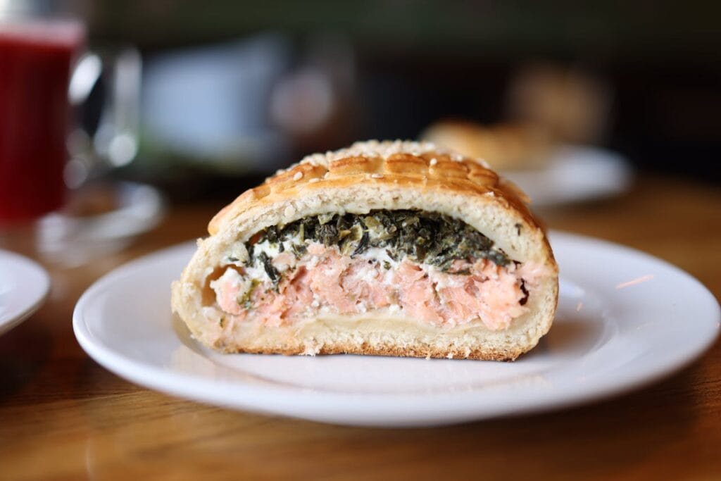 Spinach Stuffed Salmon Recipe