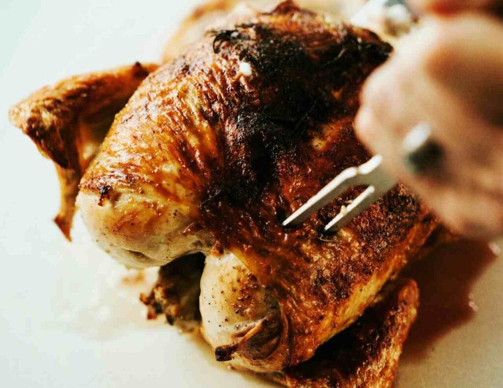 Crispy Roast Chicken With Herbs