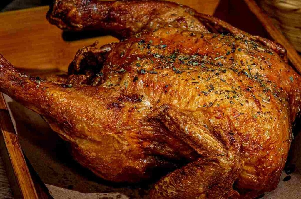 Crispy Roast Chicken With Herbs