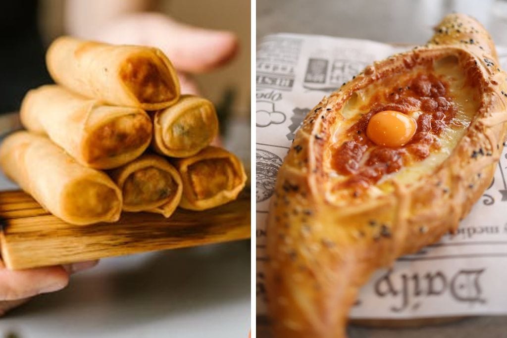 Homemade Crispy Cheeseburger Egg Rolls