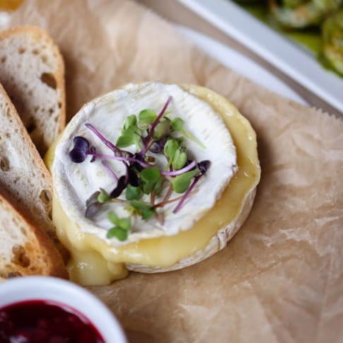 Holiday Glow Baked Brie With Cranberry Bliss