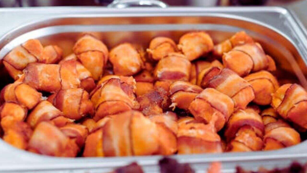 Crispy Bacon Wrapped Smokies