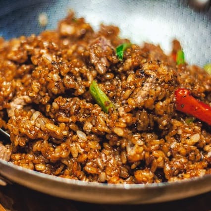 Savoury Sautéed Vegetables With Rice