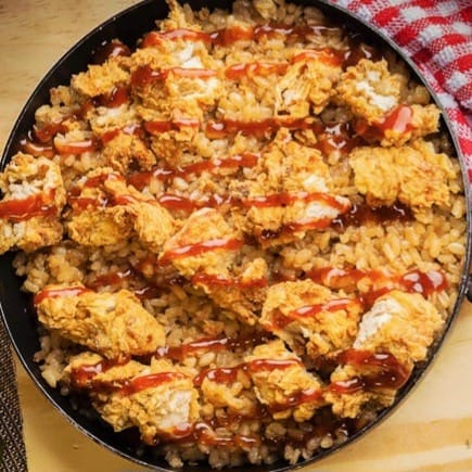 Creamy Oven Baked Chicken And Rice Casserole