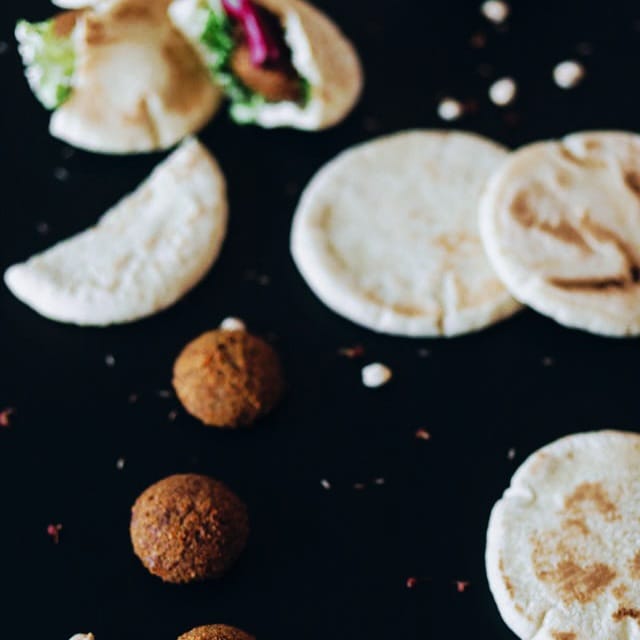 Crunchy Homemade Falafel Pita Pockets
