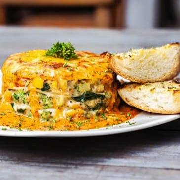 Garden Fresh Veggie And Cheese Lasagna