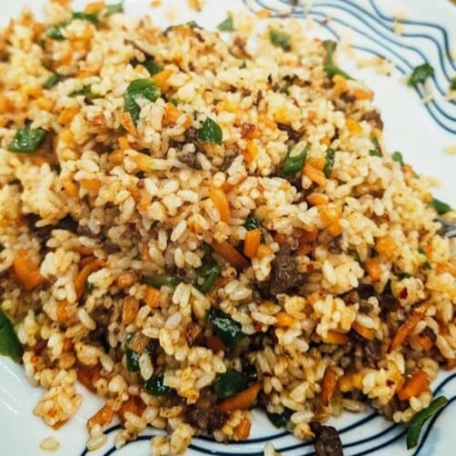 Savoury Sautéed Vegetables With Rice