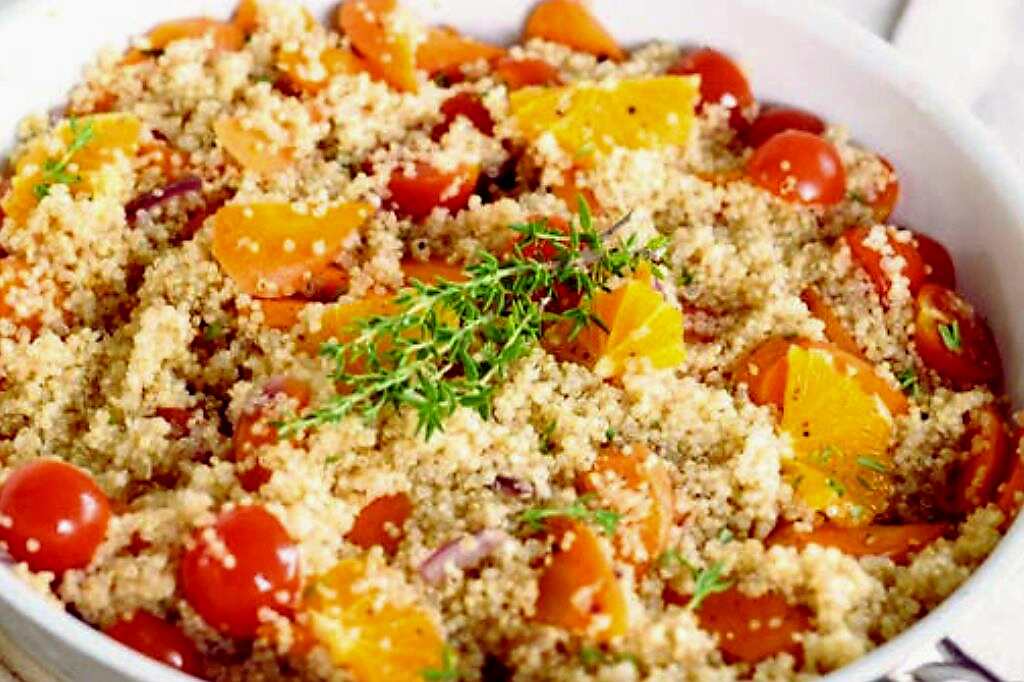 Healthy Quinoa Bowl With Roasted Vegetables