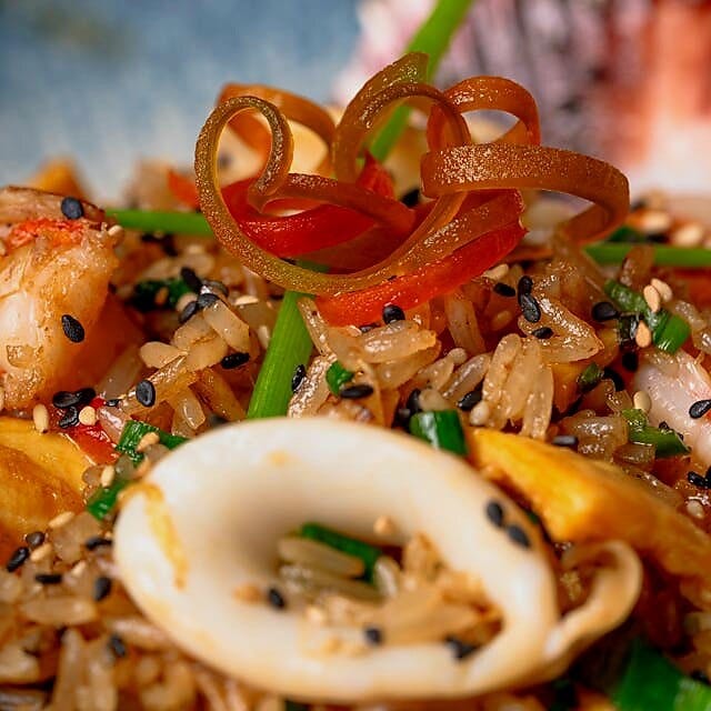 Savoury Sautéed Vegetables With Rice