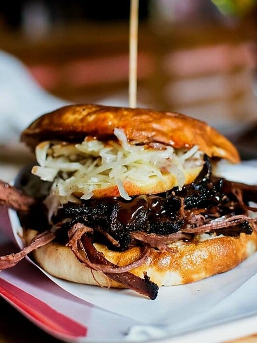 Smoky Backyard BBQ Pulled Chicken Sandwich Recipe