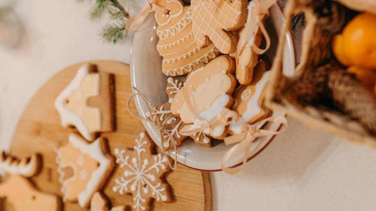 Festive Frosted Holiday Cutout Cookies