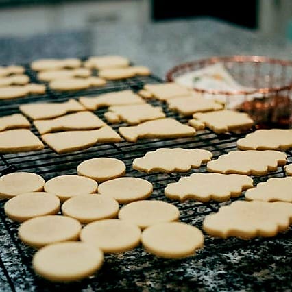 Festive Frosted Holiday Cutout Cookies