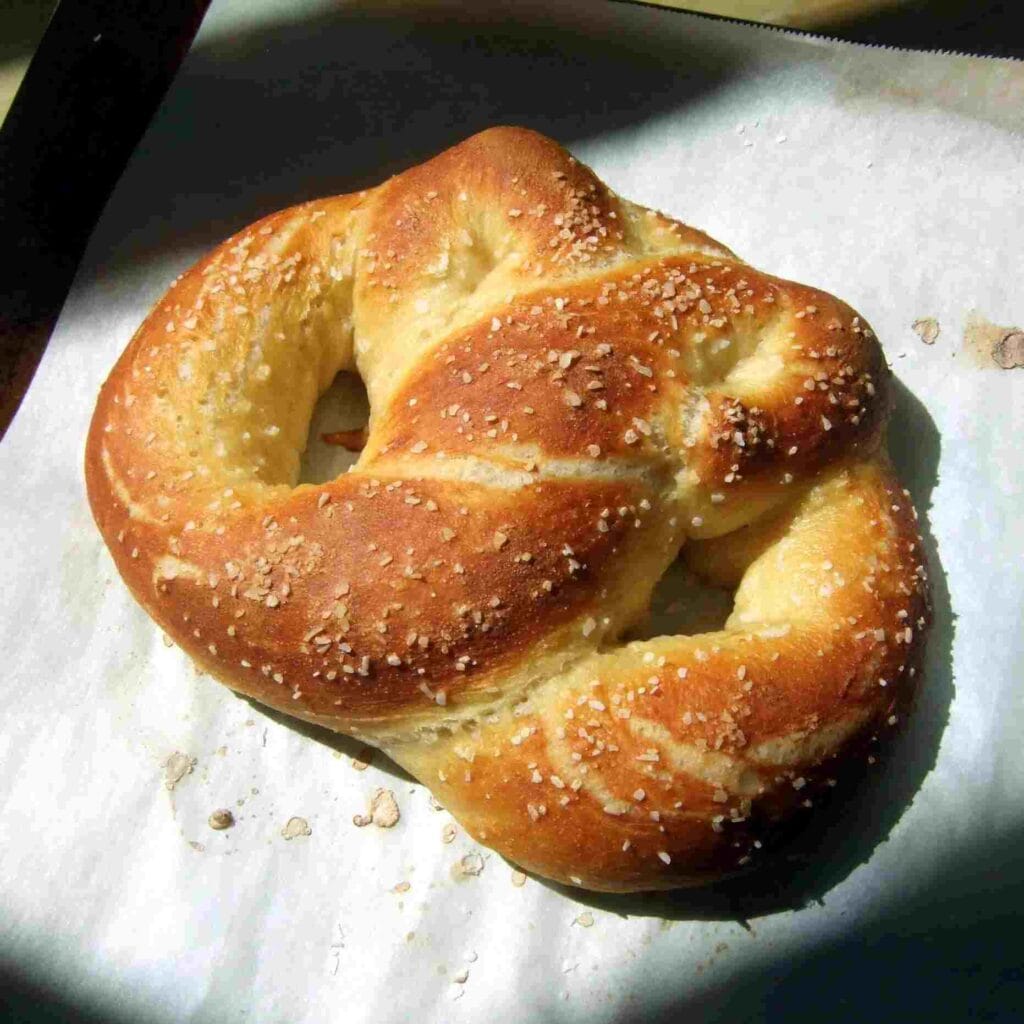 Golden Baked Soft Pretzels