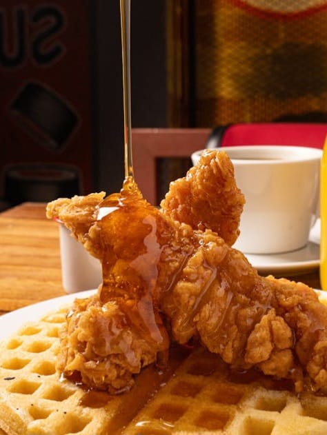 How To Make Mini Chicken And Waffles At Home