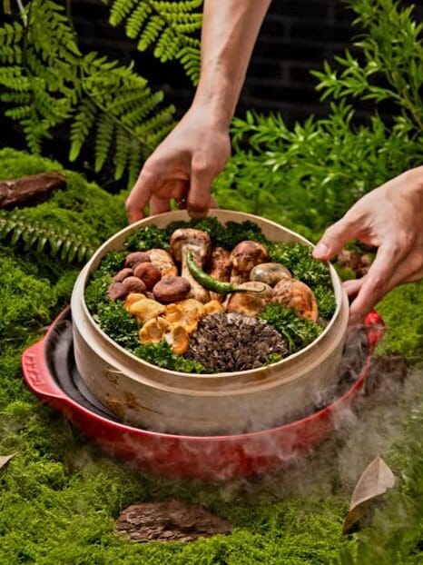 Forager's Focaccia And Wild Mushroom