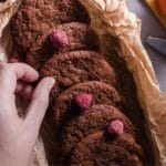 Blissful Chocolate Raspberry Swirl Cookies