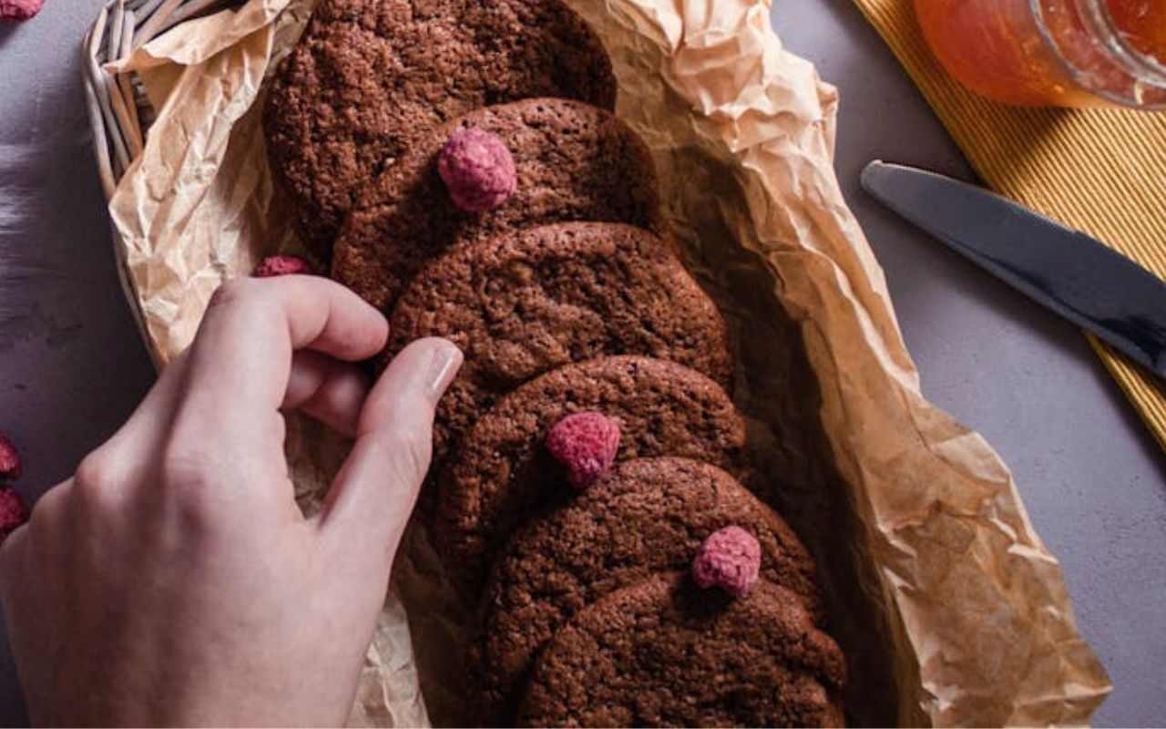 Blissful Chocolate Raspberry Swirl Cookies