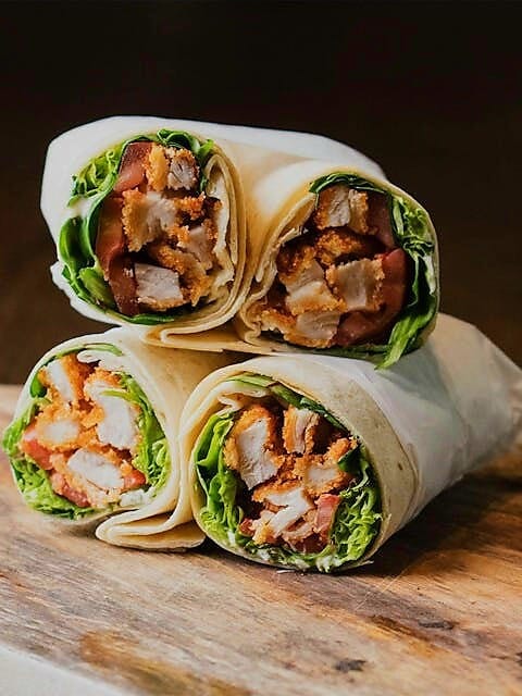 Crispy Chicken Caesar Wrap Delight