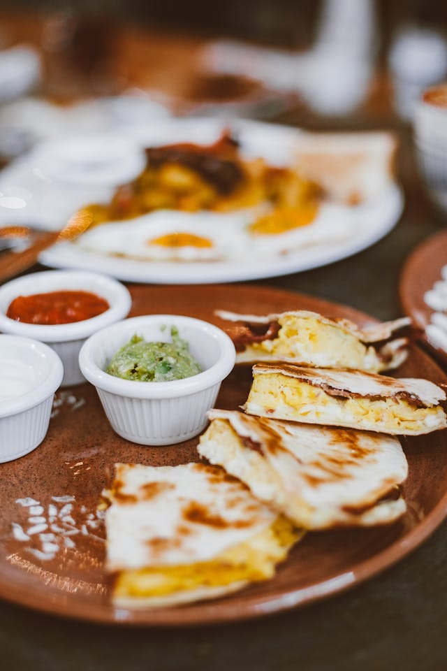 Sizzling Cheesy Chicken Quesadilla