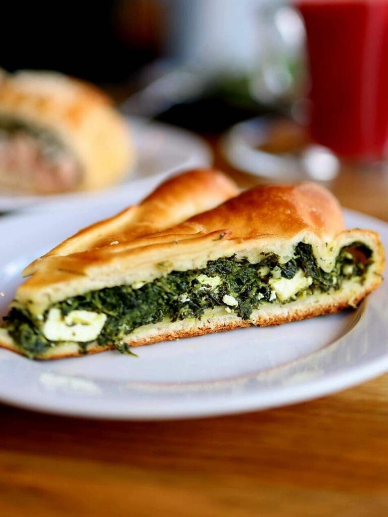 Golden Filo Spinach Delight
