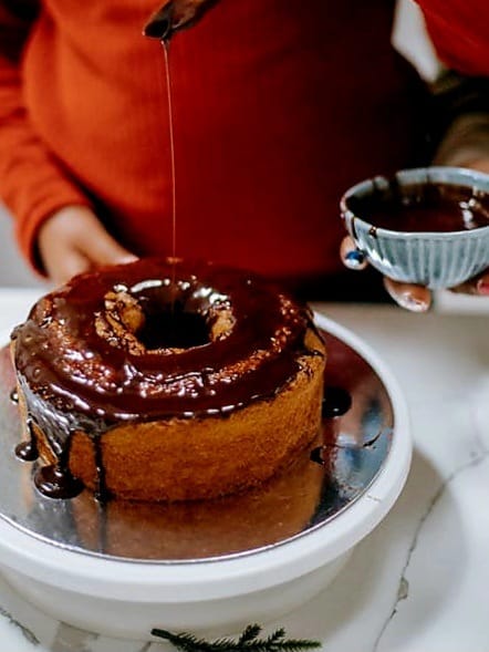 Lone Star Chocolate Slab Cake With Warm