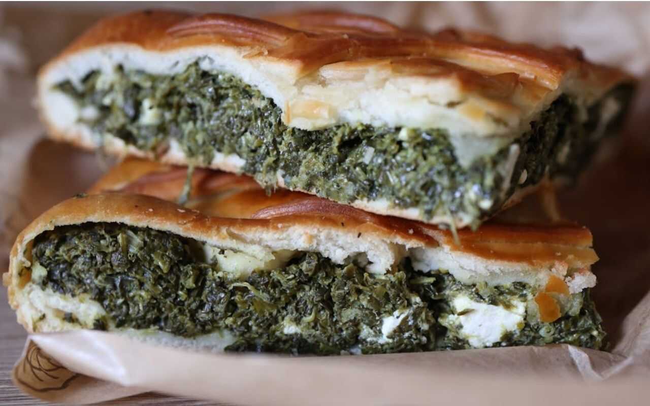 Golden Filo Spinach Delight