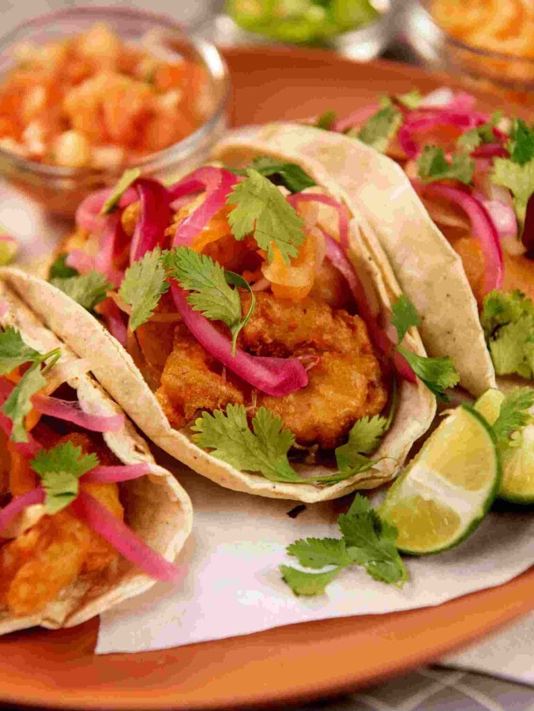 Sunset Fiesta Crockpot Chicken Tacos