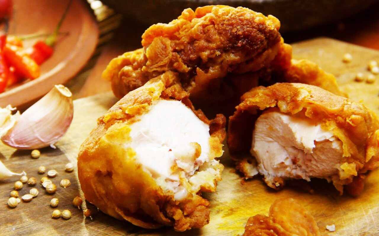 Golden Crunch Oven Fried Chicken