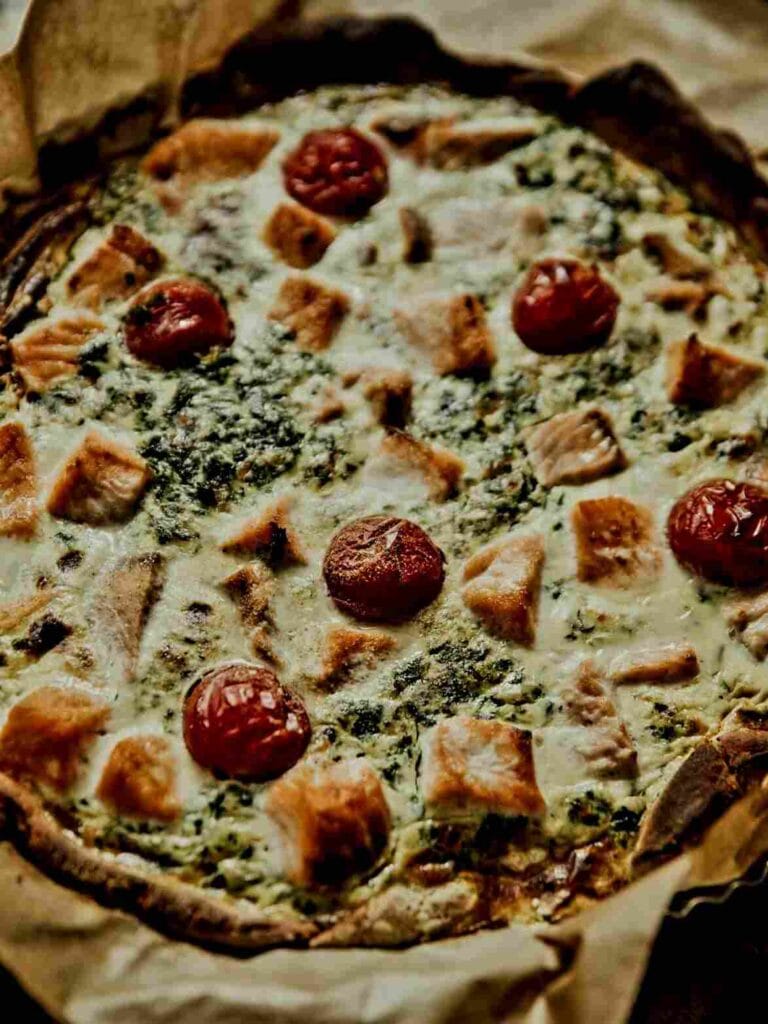 Spinach Mushroom Quiche Recipe