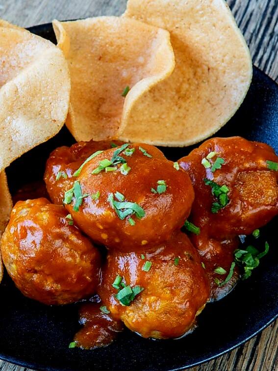 Sweet Seoul Fire Meatballs