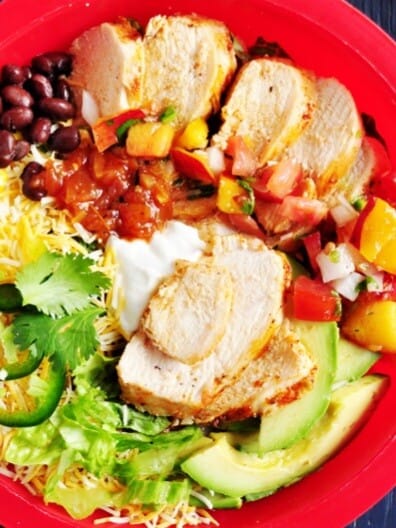 Homemade Ultimate Chicken Burrito Bowl Recipe