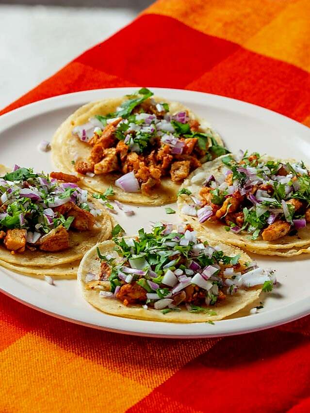 Instant Pot Fiesta Chicken Tacos