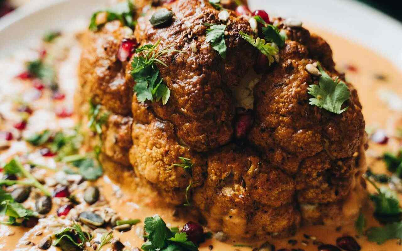 Crispy Oven Roasted Cauliflower Nuggets