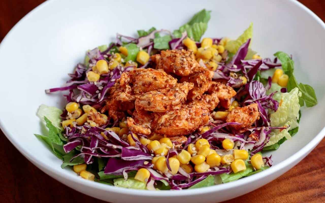 Fiery Ranch Buffalo Chicken Salad Bowl