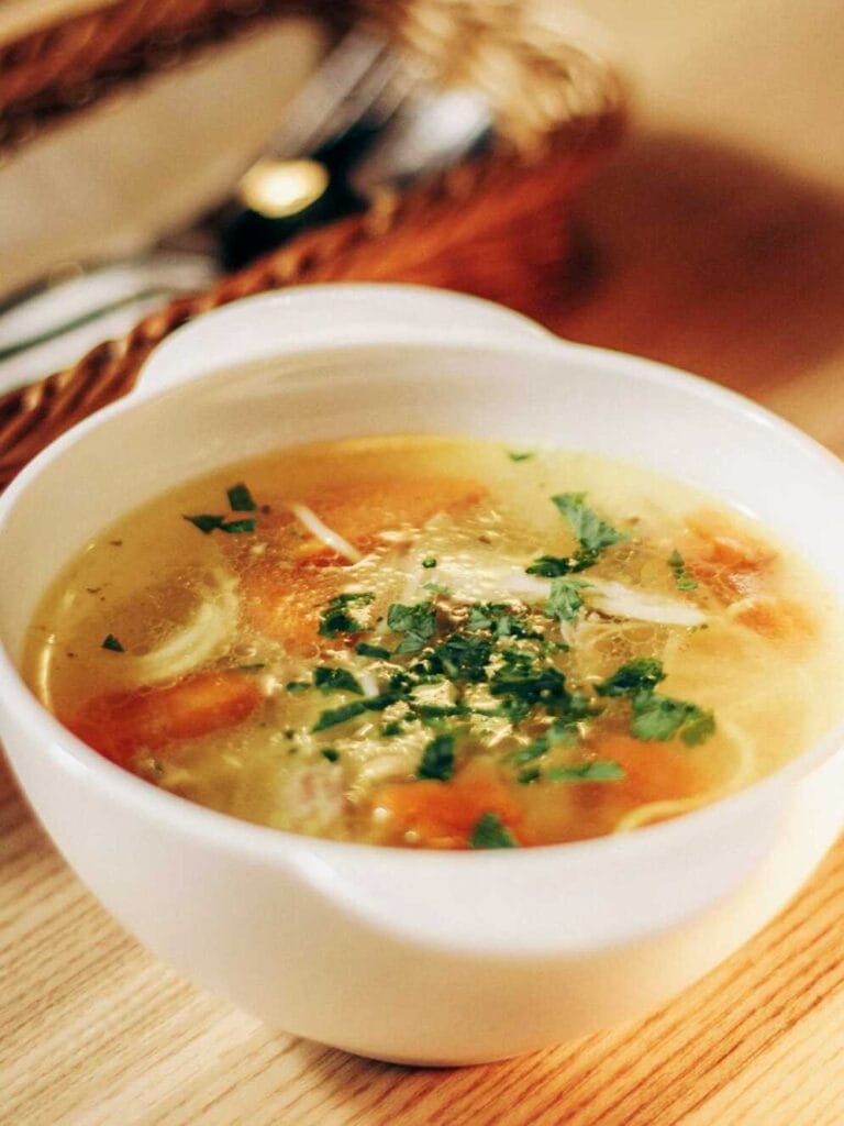 Georgian Spicy Chicken and Rice Kharcho Soup