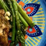 Crispy Parmesan Garlic Asparagus Spears