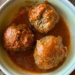 Juicy Chicken Feta Meatballs