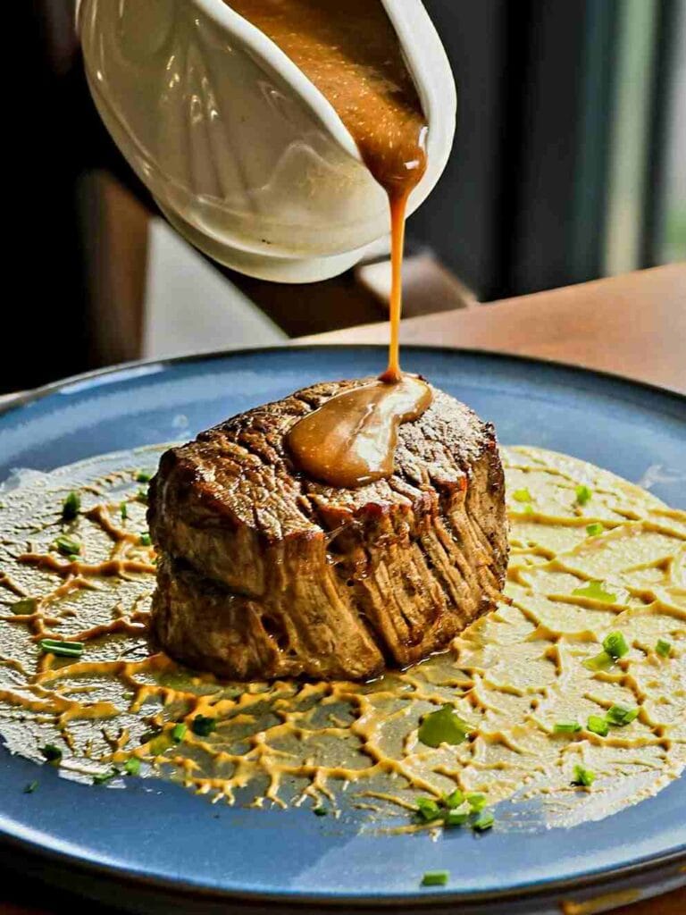 Hamburger Steak With Rich Onion Gravy