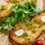 Golden Roasted Shallot and Garlic Artisan Bread
