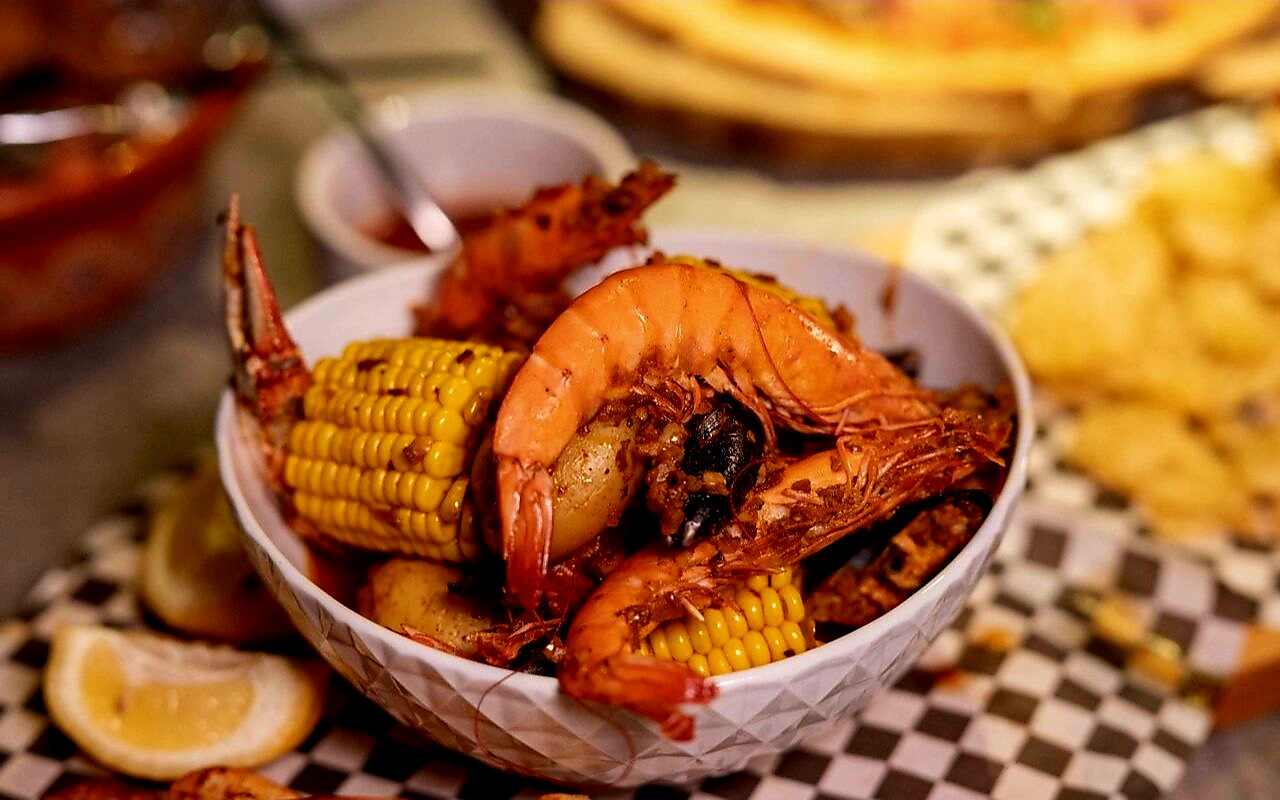 Deshelled Cajun Seafood Boil