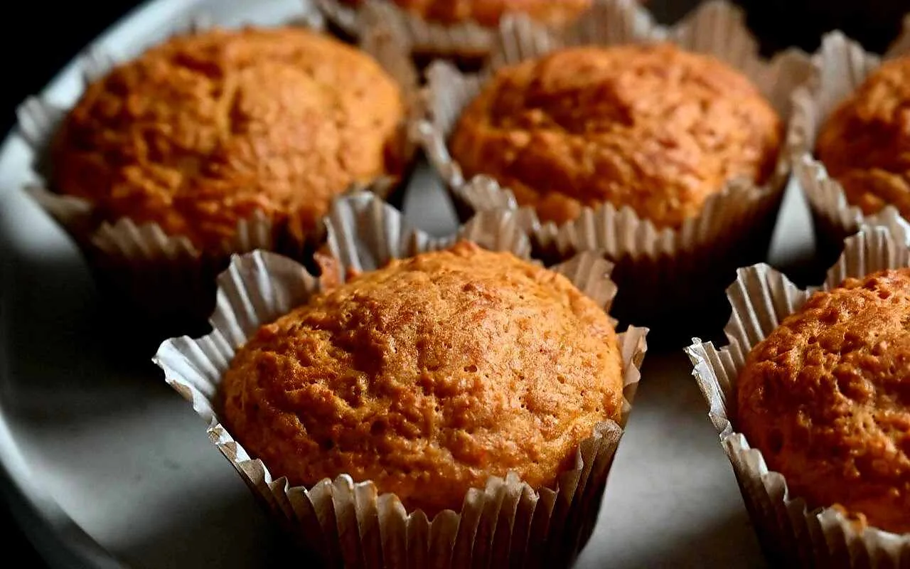 Sunshine Carrot Oatmeal Muffins