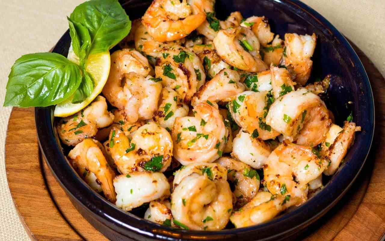 Garlic Baked Shrimp Scampi with Breadcrumbs