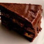 Golden Crackle Chocolate Cake