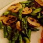 Roasted Asparagus and Mushrooms