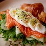 Salmon with Carrot and Cucumber Salad