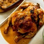 Mango Chutney Glazed Roast Chicken