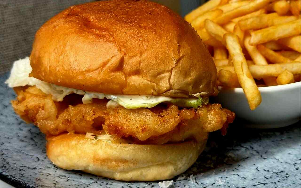 Crispy Fried Codfish Sandwich